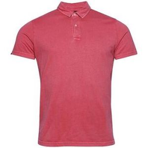 Superdry Pour homme. Polo en maille rose