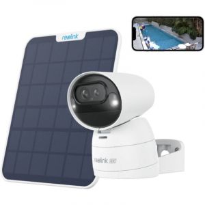 Reolink 4K 8MP Camera Surveillance Exterieure 2.4/5 Ghz WiFi, 360° Pan&Tilt, Détection Personne/Véhicule/Animal, Suivi Auto, Vision Nocturne en Couleur,