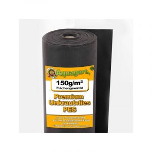 40 M² Feutre De Paillage Anti-Mauvaises Herbes, Film De Paillage, Toile De Paillage, Tissu De Sol 150 G, 1 M De Large, Pes