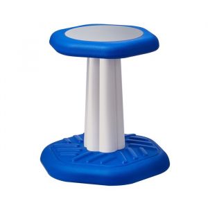 VEVOR Tabouret Oscillant avec Coussin en Éponge, Tabouret Dynamique Capacité de Charge 70 kg, Siège Ergonomique pour Amélioration de la Concentration et de la Posture, pour École Bureau Domicile, Bleu