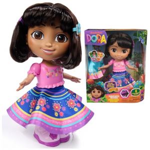 Fun House Poupée Danse avec Moi - Figurine Interactive De 30 Cm - 1 Figurine, 5 Accessoires & 6 Chansons - Bilingue Français Anglais - Dessin Animé Jouet Maison De Poupée - Jouet Enfant 3 Ans Et +