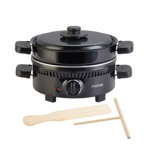 Rotel Torr&eacute;facteur &agrave; marrons, cr&ecirc;pi&egrave;re et grill &eacute;lectrique multifonctions