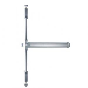 Fapim Serrure antipanique push bar - 3 points - r&eacute;versible - Blanc