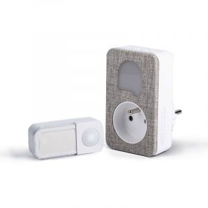 Scs sentinel Carillon sans fil et sans pile avec prise int&eacute;gr&eacute;e, sone + Styl&eacute;, sone + Styl&eacute;