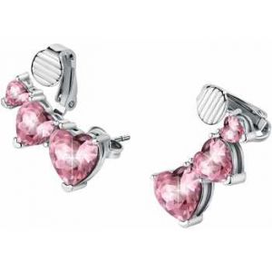 Boucles d'oreilles CHIARA FERRAGNI pour femme en Laiton serti de zircon - 0.008 g - taille : 2x1.8CM - J19AUV25