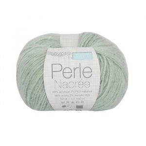 Fil &Agrave; Tricoter PERLE NACREE - Distrifil(...) - 08 Vert