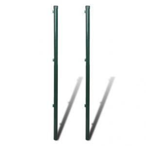 VidaXL 140366 - Poteau pour grillage 175 cm (2 pi&egrave;ces )