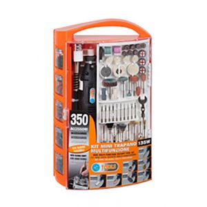 PG Tools Kit mini perceuse 135 W 230 V avec 350 accessoires - PG138W