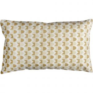 Febronie - Housse de coussin d'extérieur Skandi sable - 50x30 cm