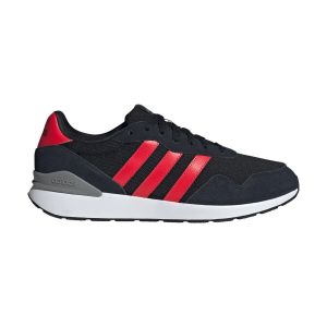 Adidas Homme Run 60s 4.0 Shoes Chaussures, Core Black/Pure Ruby/Grey Three, 41 1/3 EU