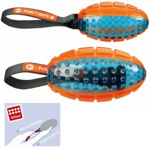 Trixie Push to Mute Ballon de Rugby