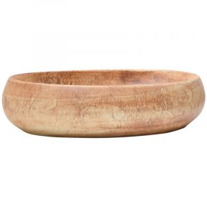 VidaXL Vasque à poser marron ovale 59x40x15 cm céramique