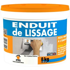 PRB - enduit de lissage P&acirc;TE - Enduit - 8KG