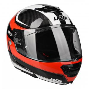 Lazer Casque modulable Monaco Evo 2.0 carbone/rouge - XS