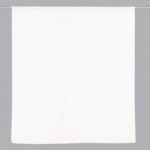 Vitrage transparent, Etamine blanc l 100 x H 100 cm