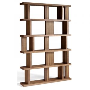 Etagère en noyer plaqué H195