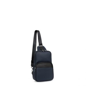 Hexagona Sac monobretelle bleu nuit