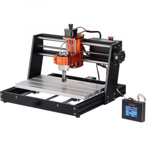 VEVOR Machine Gravure CNC, 120 W, Kit Routeur à Bois 3 Axes GRBL Contrôle Hors Ligne Zone de Travail 300x200x72 mm, Outil de Fraisage Alliage d'Aluminium pour Bois Acrylique MDF PVC Mousse Plastique