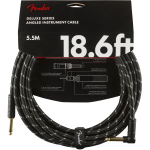 Image de Fender Deluxe Series Instrument Cable S A 5.5m (Black Tweed)