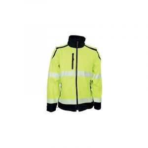 Kiplay Veste Softshell Apollo Avec Manches Amovibles - Haute Visibilité - Orange - M