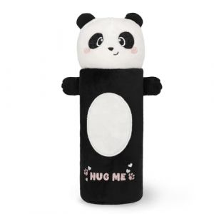 Legami Trousse Super Soft, Thème Panda, Étui Moelleux, Carton avec Dessin à colorier Inclus, 100% Polyester, Super Doux étui