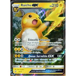 Asmod&eacute;e Raichu-Gx - Carte Pok&eacute;mon 29/73