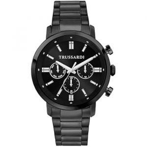 Trussardi Montre Homme - T-Couple - 43 Mm - Acier Pvd Or Rose - Résistance 5 Atm