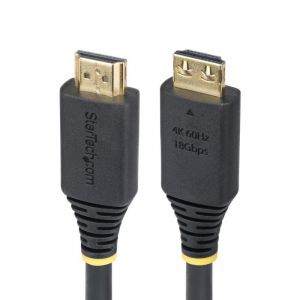 StarTech.com 6ft High Speed HDMI Cable w/Gripping Connectors, 4K 60Hz - cable HDMI avec Ethernet - 1.8 m