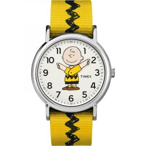 Timex Montre Homme Weekender x Peanuts Charlie Brown TW2R41100