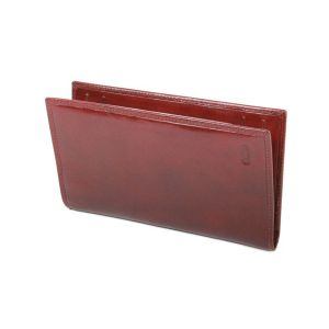 Katana Compagnon / Porte-chéquier Cuir de Vachette Collet K353008 - Marron - Cuir - Femme