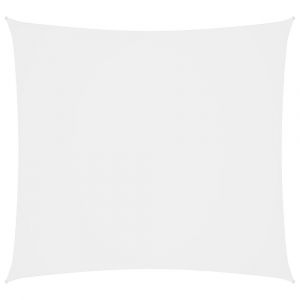Voile d'ombrage parasol tissu oxford carré 4,5 x 4,5 m blanc 02_0009493
