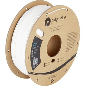 Polymaker PB01015 PolyLite Filament petg résiste à la chaleur, résistance élevée à la traction 2.85 mm 1000 g blanc 1 p
