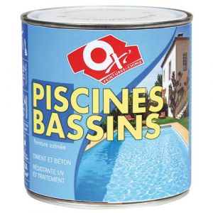 Image de Oxi Peinture piscine et bassin extérieur OXYTOL blanc 0.5 L