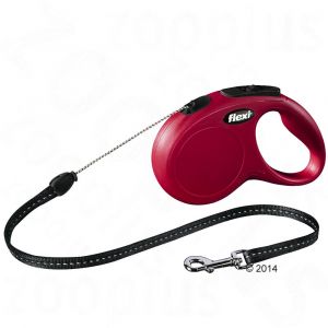Flexi New Classic S 5m - Laisse cordon