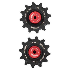 Paire de galets de derailleur elvedes pour sram force red etap axs 2x12 dents