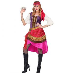Widmann sRL Déguisement bohémienne femme adultes, multicolore, wdm08131