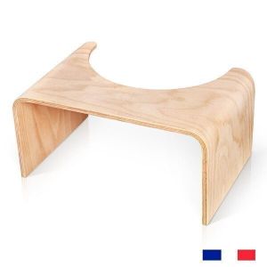Tabouret physiologique de toilette Wellcare en bois