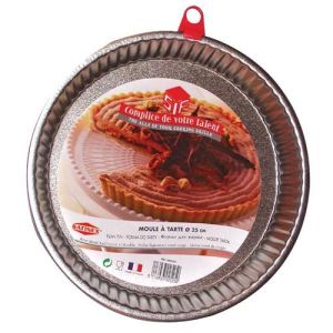 Brio (SIF UNIS France) Moule à tarte en métal 31 cm