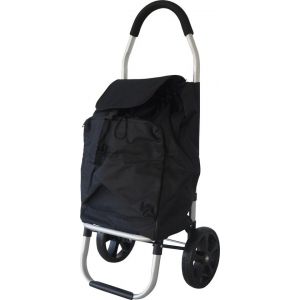 BRASQ Caddie - 45 Litres - Caddie avec compartiment réfrigérant - Pliable - Résistant aux intempéries - jusqu'à 35KG - Structure en aluminium