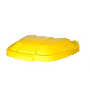 Rubbermaid Couvercle jaune pour tri sélectif