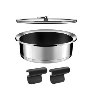 Couzon Cuisinox - Ycône - Sauteuse céramique 24cm, 1 couvercle et 2 anses