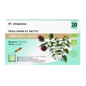 Image de Arkopharma Arkofluides - Peau saine et nette, 20 ampoules