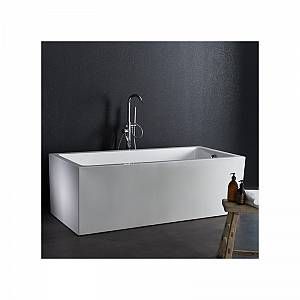 Planetebain Baignoire îlot blanche rectangulaire