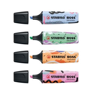 Stabilo Surligneur BOSS ORIGINAL by Ju Schnee, mauve givré - Lot de 10