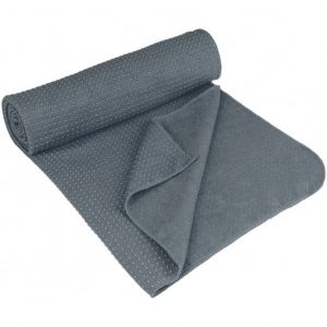 Image de Avento Serviette de yoga antiderapante aura gris