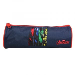Bagtrotter trousse scolaire ronde avengers bleue