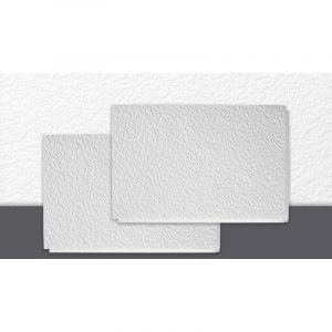 Climapor Dalle de plafond isolante embo&icirc;table Economie d'&eacute;nergie, 58x38x3cm, polystyr&egrave;ne - LOT de 4 sachets (~ 1,8 m2)