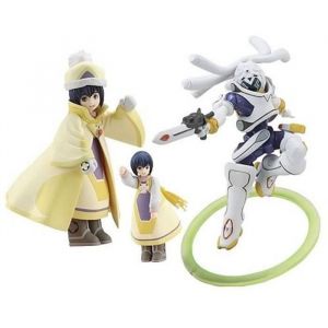 Figurine PVC Overman King Gainer : King Gainer et Ana Medaiyu