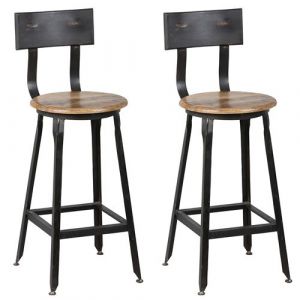 Image de INDUS - Lot de 2 Chaises Snack H65 - Altobuy