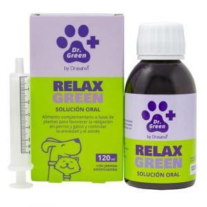 Drasanvi 3 x Relaxgreen c&atilde;es e gatos relaxantes 120 ml - DR GREEN